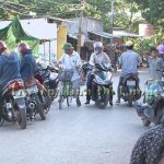 Mất trật tự ATGT tại chợ Điếm Đà Sơn